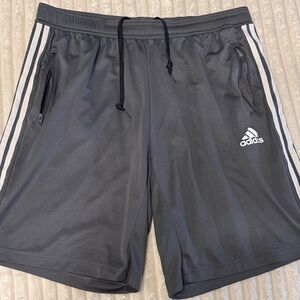 Adidas Men's Charcoal Athletic Shorts